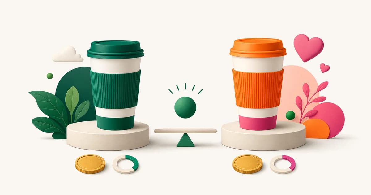 Starbucks vs Dunkin' 2026: Coffee Price & Calorie Comparison (Which Is Worth It?)
